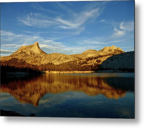 Lower Cathedral Lake Metal Print featuring the photograph Lower Cathedral Lake Late Afternoon by Amelia Racca
