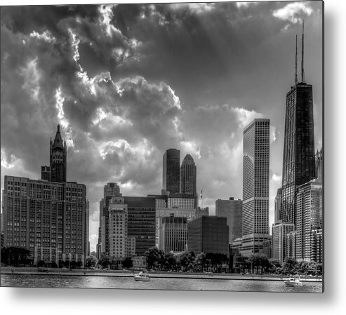 Chicago Metal Print featuring the photograph Luminous Chicago by John Roach