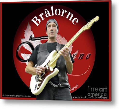 Mike Metal Print featuring the photograph Mike of Bralorne by Vivian Martin