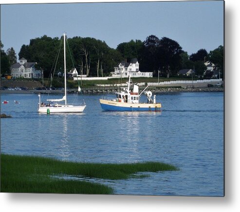 Long Island Sound Metal Print featuring the photograph Milford Harbor by John Scates