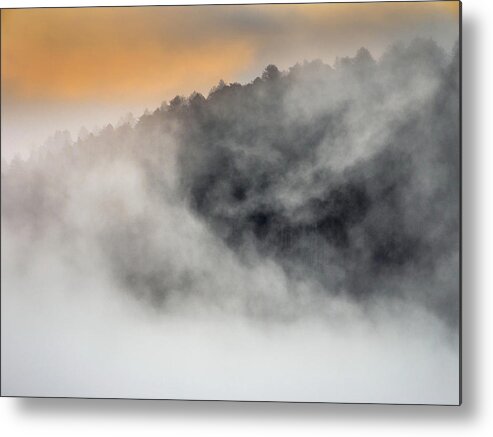 Redwood National Park Metal Print featuring the photograph Morning Mists over Klamath by Greg Nyquist