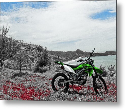  Metal Print featuring the digital art Motocross by Wahyu Nugroho