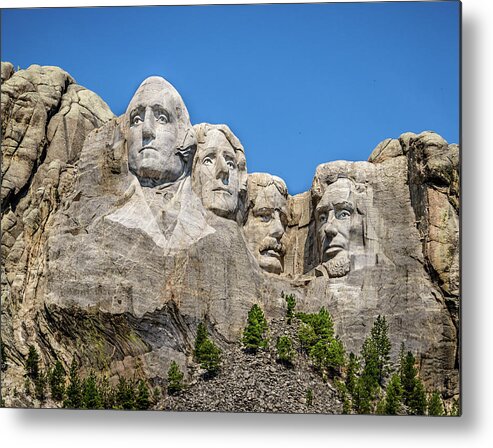 National Memorial Metal Print featuring the photograph Mount Rushmore by Jaime Mercado
