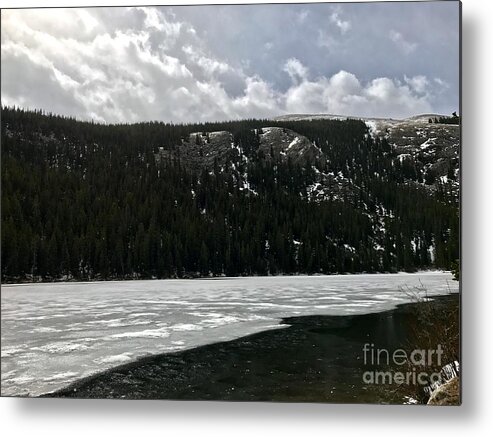 Mountain Metal Print featuring the photograph Mountain Lake by Dennis Richardson