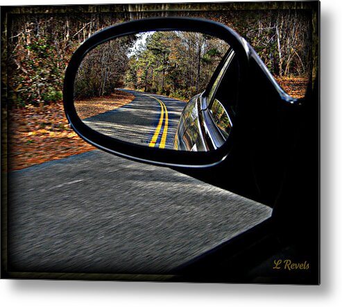 Reflection Metal Print featuring the photograph Movin On by Leslie Revels