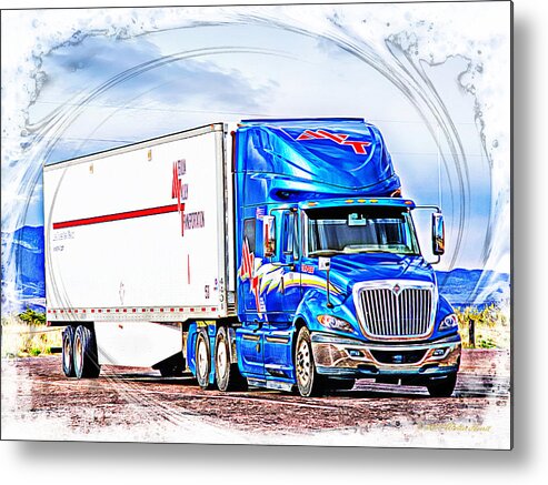Mesilla Valley Transportation Metal Print featuring the photograph MVT_ Whirlwind PhotoArt_1a by Walter Herrit