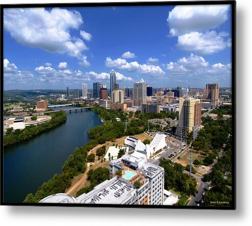 Austin Texas Metal Print featuring the photograph My Austin I by James Granberry