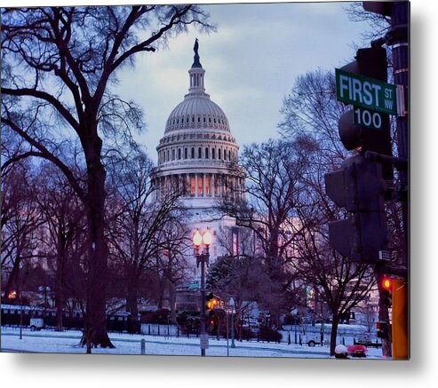 Washington D.c. Metal Print featuring the photograph Nations Capitol by Jimmy Ostgard