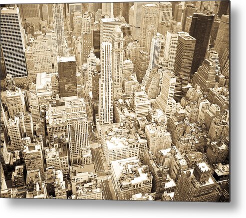 New York Metal Print featuring the photograph New York City by Mickey Clausen
