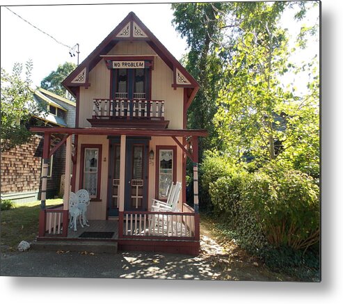 Oaks Bluff Metal Print featuring the photograph No problem by Catherine Gagne