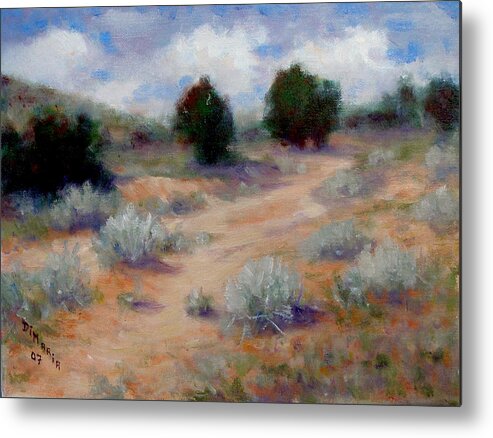 Realism Metal Print featuring the painting North of Santa Fe by Donelli DiMaria