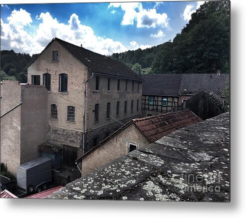 Old Metal Print featuring the photograph Old factory by Eva-Maria Di Bella