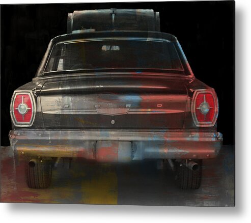 Old Metal Print featuring the photograph Old Ford Color Splash by Dark Whimsy