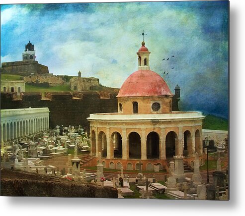 Vintage Metal Print featuring the photograph Old World by John Rivera