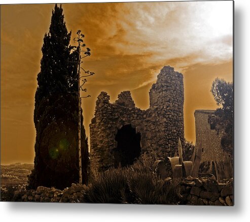Ruin Metal Print featuring the photograph Once Upon A Time by Ingrid Dance