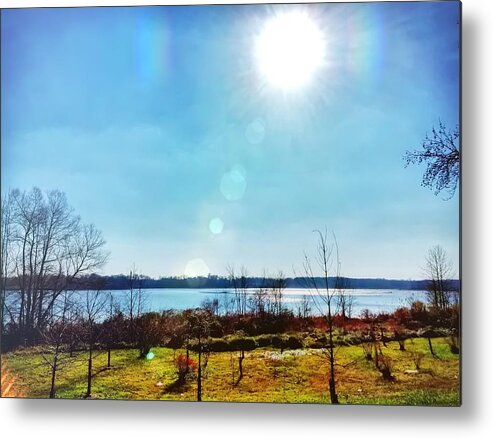 Water Metal Print featuring the photograph Otter Point Creek by Chris Montcalmo