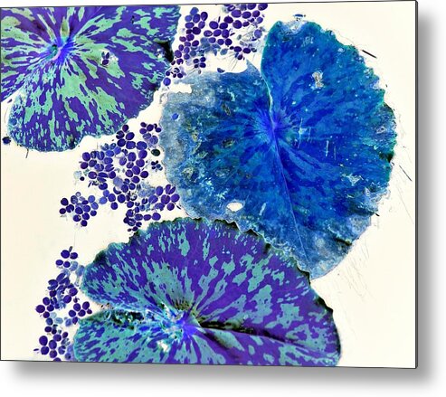 Surreal-nature-photos Metal Print featuring the digital art Out of the Blue I.C. by John Hintz