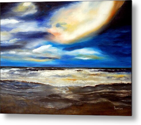 Sea Metal Print featuring the painting Outer Banks NC by Phil Burton