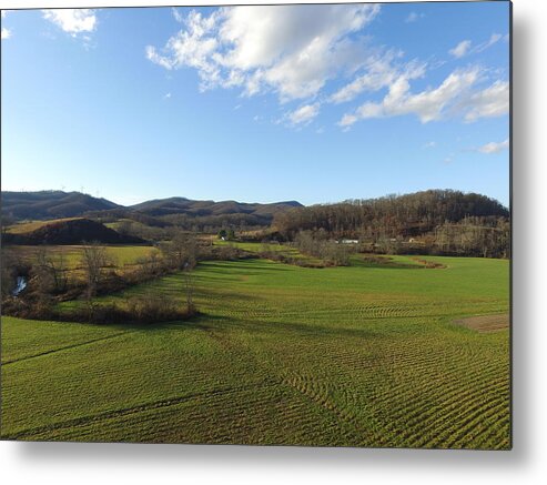 Farm Metal Print featuring the photograph Over The Fields by Bill Helman