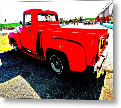 Oxford Car Show Metal Print featuring the photograph Oxford Car Show 163 by George Ramos