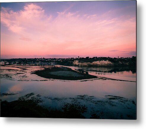 Pale Metal Print featuring the photograph Pale Pink Serenity by Pamela Newcomb