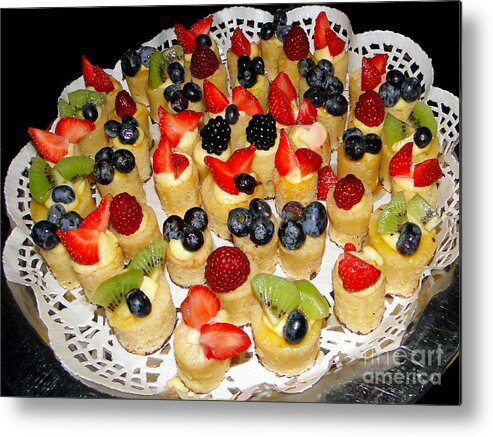 Food Metal Print featuring the photograph Pass the Dessert by Sue Melvin