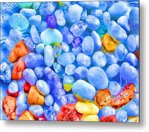 Pebble Metal Print featuring the photograph Pebble Delight by Andreas Thust