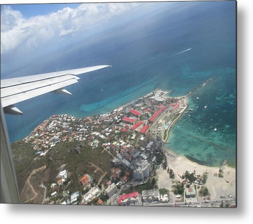 Pelican Key Metal Print featuring the photograph Pelican Key St Maarten by Christopher J Kirby