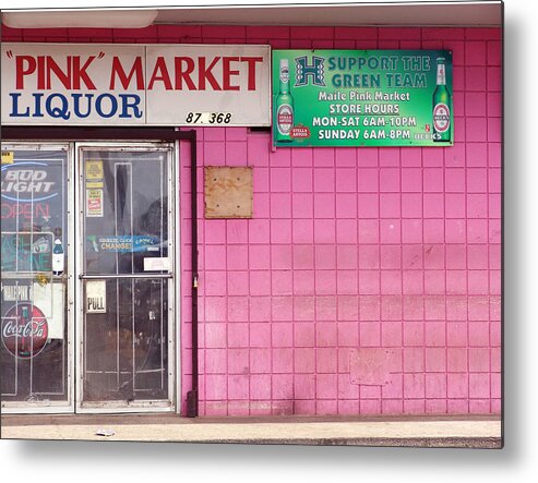 Honolulu Metal Print featuring the photograph Pink Market by Kevin Callahan