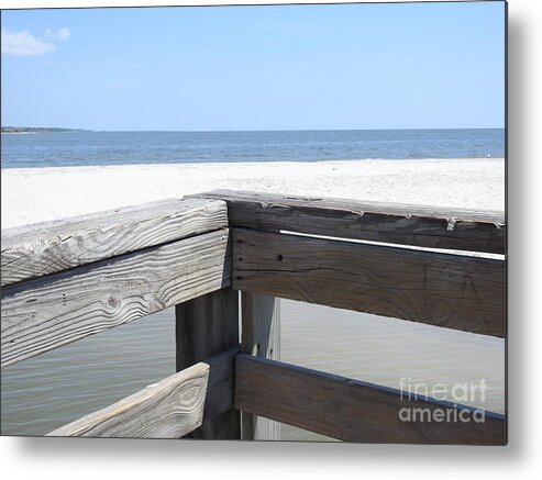 Inlet Metal Print featuring the photograph Point Of View by Jan Gelders