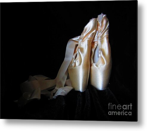Pointe Shoes Metal Print featuring the photograph Pointe Shoes2 by Laurianna Taylor