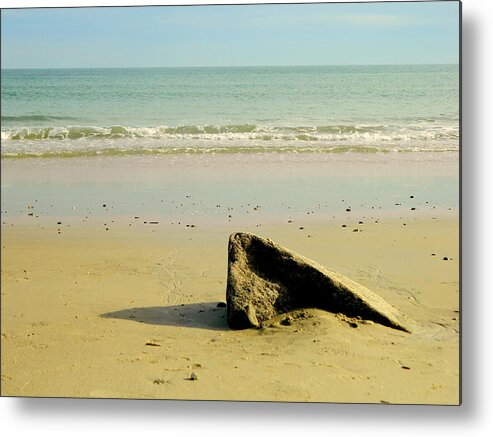Aquinna Metal Print featuring the photograph Pointed Rock at Squibby by Kathy Barney
