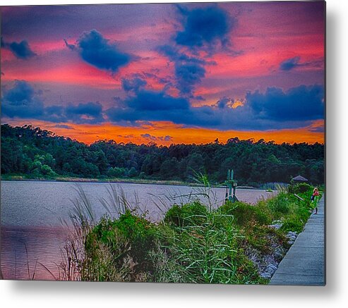 Sunset Metal Print featuring the photograph Pre-Sunset at HBSP by Bill Barber