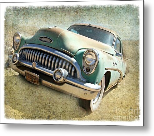 Old Buick Metal Print featuring the photograph Randsburg Buick by Scott Parker