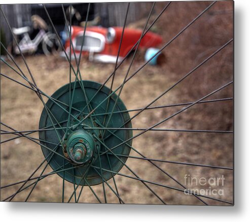 Bike Metal Print featuring the photograph Remains by Terry Doyle