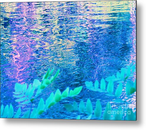 Water Metal Print featuring the photograph Distractions from the River Waters by Sybil Staples