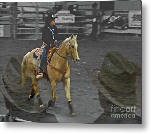 Al Bourassa Metal Print featuring the photograph Rodeo Royalty III by Al Bourassa