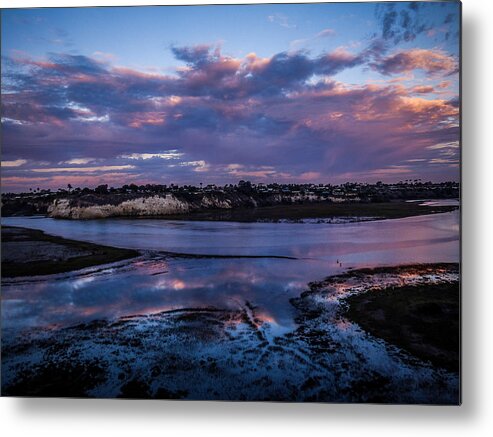 Back Bay Metal Print featuring the photograph Rosy Dawn by Pamela Newcomb