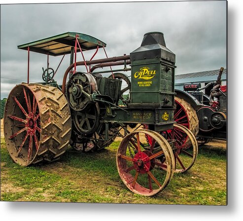 Rumley Metal Print featuring the photograph Rumley Oil Pull II by Paul Freidlund