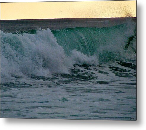 Rush Wave Metal Print featuring the photograph Rush Wave by Debra   Vatalaro