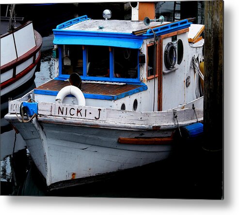 Boat. Wooden Boat Metal Print featuring the photograph Rustic Boat by Craig Incardone