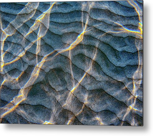 Sand Metal Print featuring the photograph Sand Design by Christopher Johnson