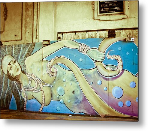 Mermaid Metal Print featuring the photograph Sea Witch - Mermaid by Colleen Kammerer