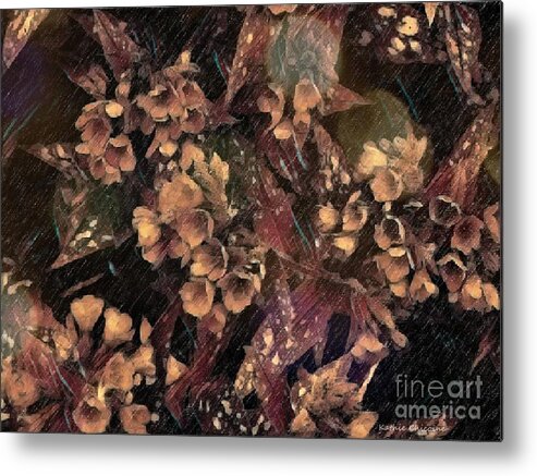 Photography Metal Print featuring the photograph Shining through the Darkness by Kathie Chicoine