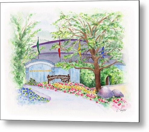 Shakespeare Festival Metal Print featuring the painting Show Time by Lori Taylor
