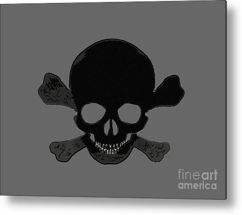 Skull Metal Print featuring the photograph Skull Madness by Dale Powell