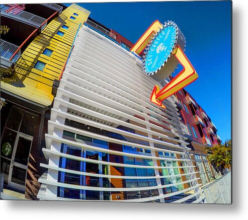 Birmingham Metal Print featuring the photograph Sky Castle Front in Birmingham Alabama by Michael Thomas