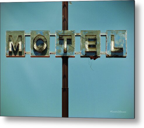 Tucson Metal Print featuring the photograph South Tucson Motel by Micah Offman