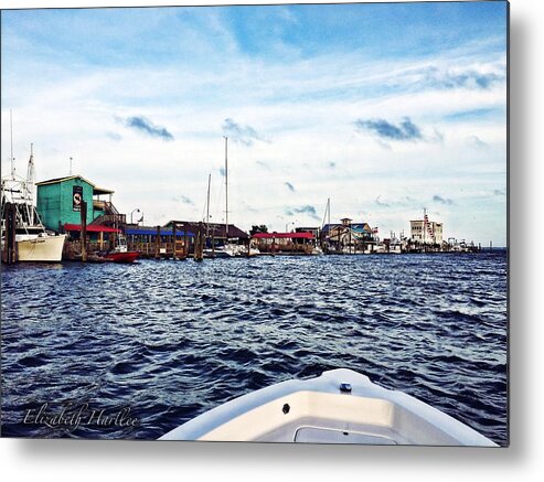 Metal Print featuring the photograph Southport Voyage by Elizabeth Harllee