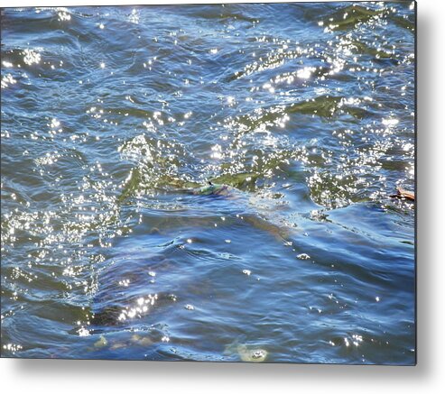 Water Metal Print featuring the photograph Sparkling Waters by Deborah Kunesh